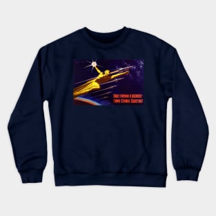 Soviet Charge to Space Crewneck Sweatshirt